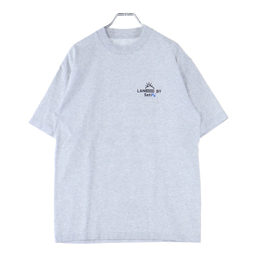 LANE BY BROCHURE レーンバイブローシュアー ×ALWAYTH ×Setinn PROOF TEE オルウェイズ セットイン プルーフ Tシャツ グレー拍卖