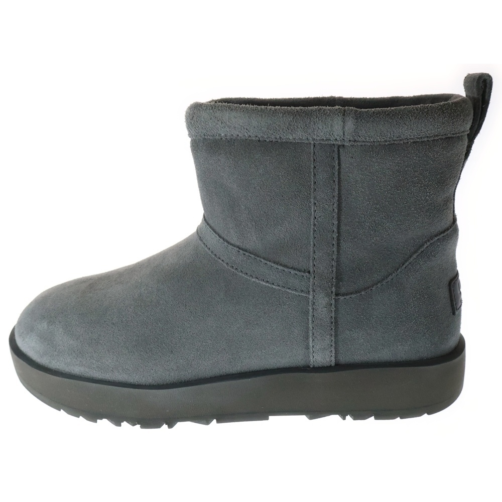 UGG アグ CLASSIC MINI WATERPROOF クラシック ミニ ウォータープルーフ ハイカット ブーツ レディース グレー US7.5/24.5cm 1019643 W拍卖