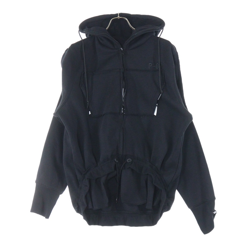 TOGGLE トグル ZIP-UP HOODIE ジップアップ フーディー パーカー ブラック 31PT07JE22USB拍卖