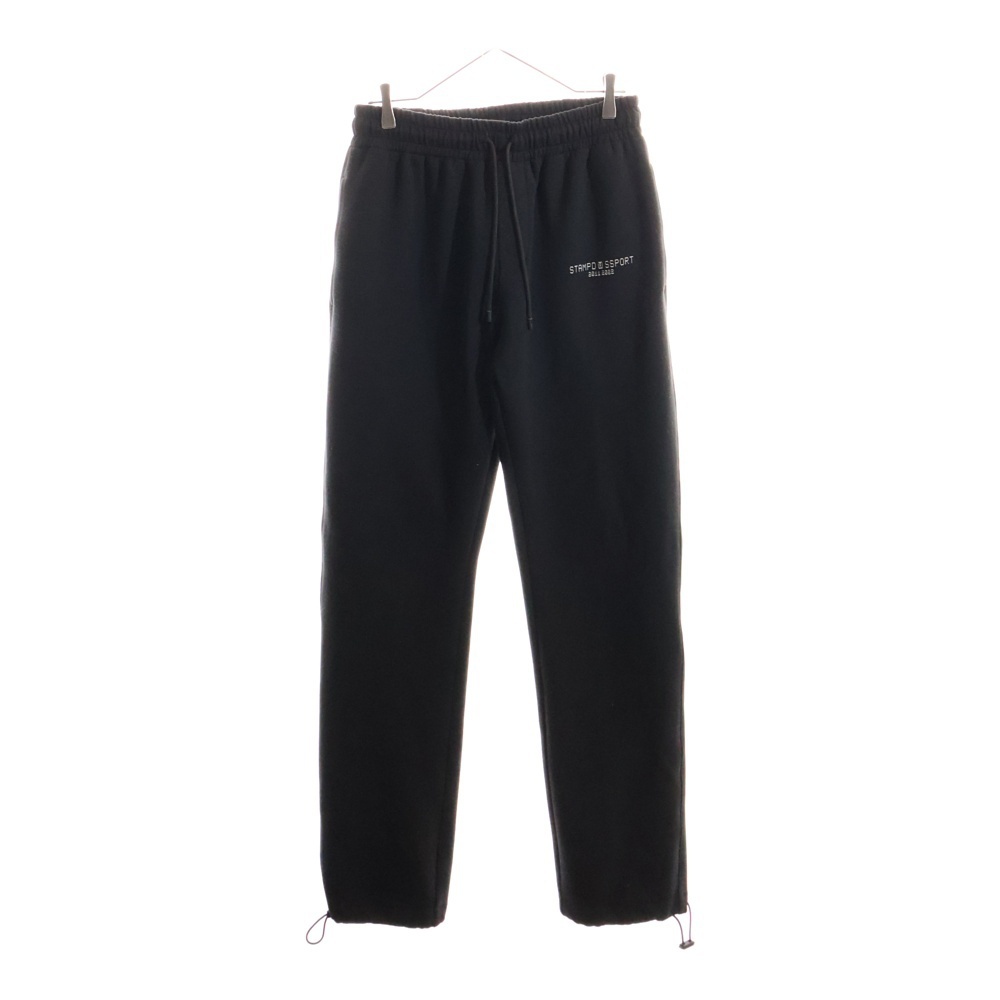 STAMPD スタンプド ロゴ プリント スウェット パンツ ブラック拍卖