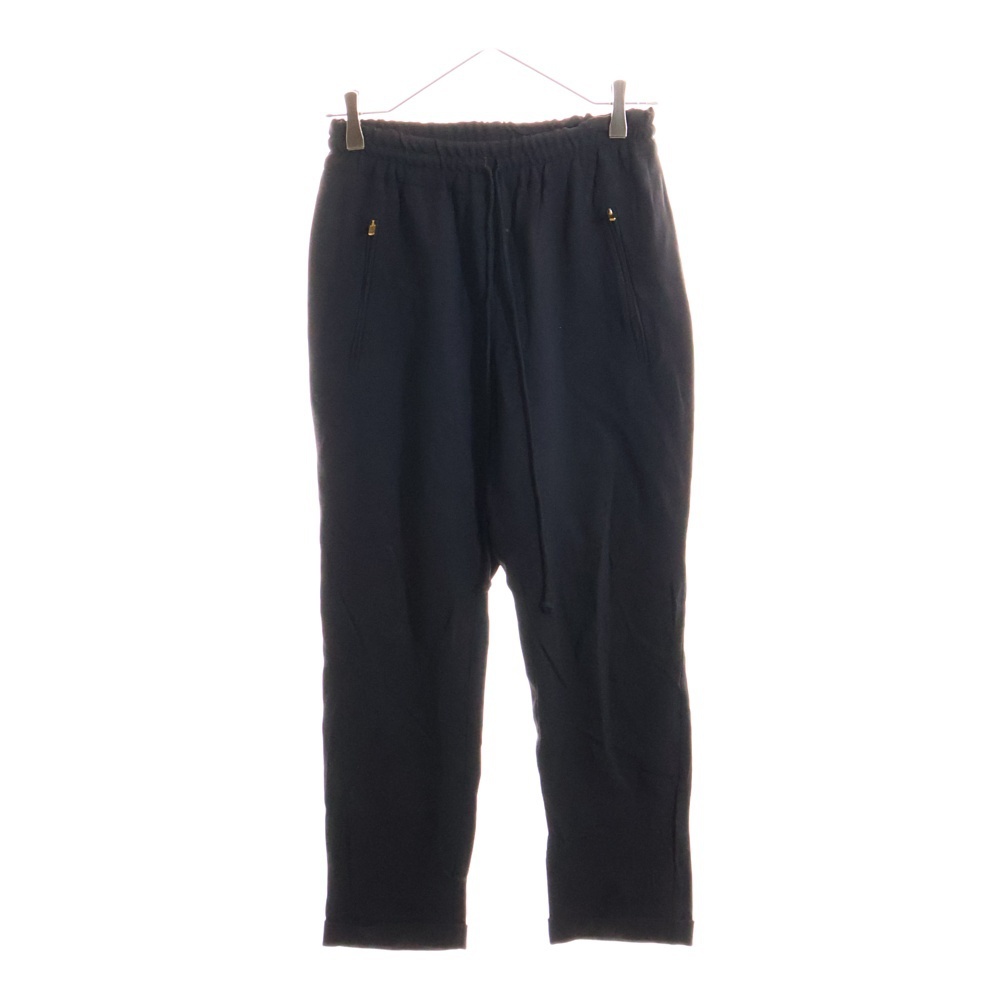 STELLA McCARTNEY ステラマッカートニー ゴールドジップ レーヨン ストレート スラックス トラウザー レディース ブラック拍卖