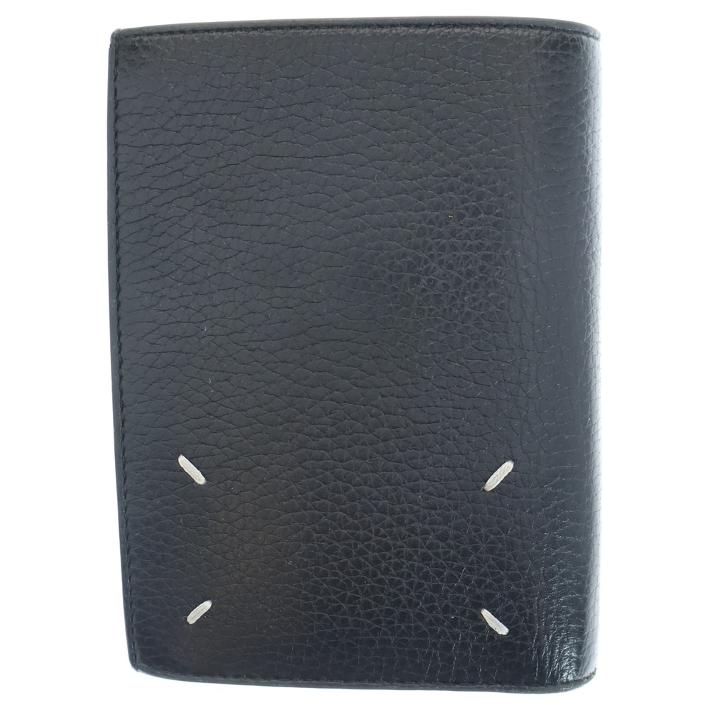 Maison Margiela 11 メゾンマルジェラ11 FOLD OVER WALLET レザーウォレット 二つ折り財布 ブラック S35UI0430 P2686拍卖