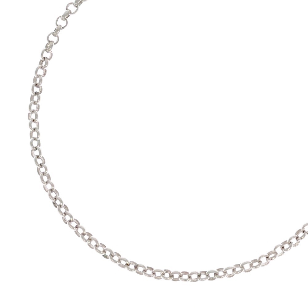 CHROME HEARTS クロムハーツ NECKCHAIN R24 ロールチェーンネックレス 24inch シルバー BCA085拍卖