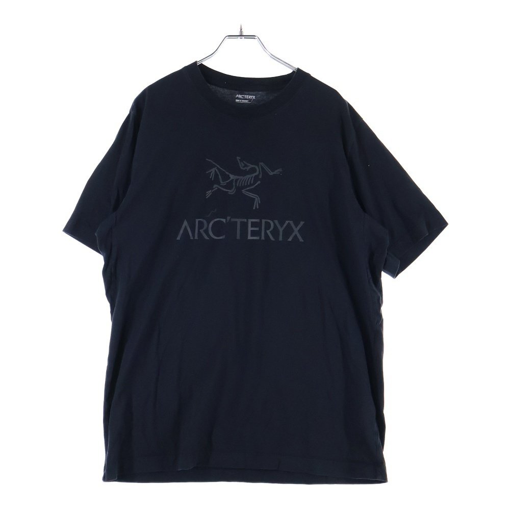 ARC'TERYX アークテリクス Arc'Word Logo SS M アークワード ロゴ クルーネック 半袖Tシャツ カットソー ブラック X000007991拍卖