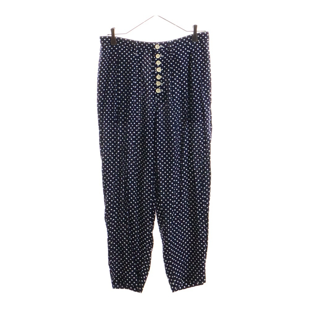 tricot COMME des GARCONS トリコ コム デ ギャルソン 11SS レーヨン ドット ピエロパンツ ネイビー レディース TG-P023拍卖