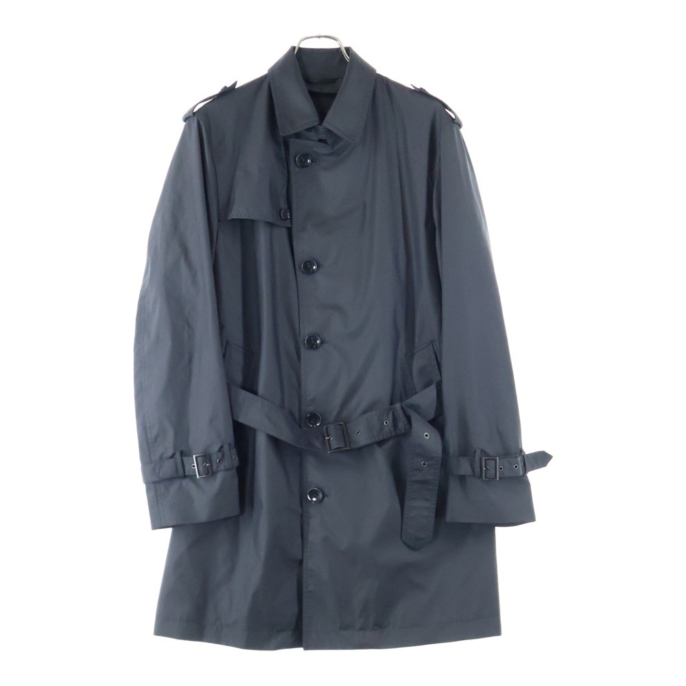 Calvin Klein カルバンクライン ナイロン ロング トレンチコート ブラック 414514拍卖