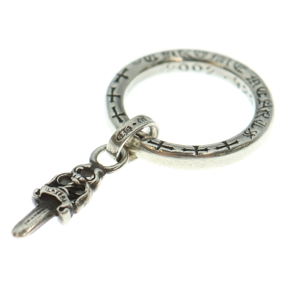 CHROME HEARTS クロムハーツ NTFL W NTFL wダガーモチーフ シルバーリング 8号拍卖