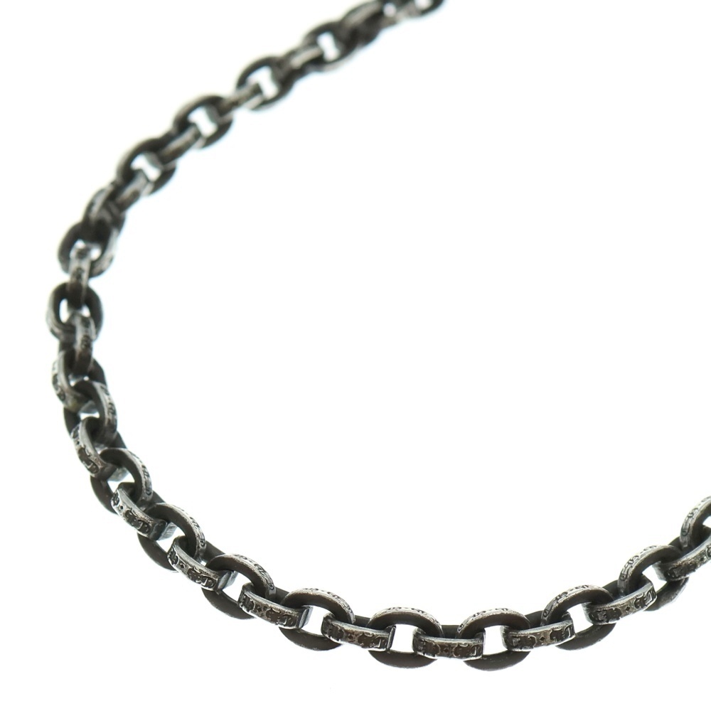 CHROME HEARTS クロムハーツ PAPER CHAIN 24 ペーパーチェーンネックレス 24inch シルバー BCA088拍卖