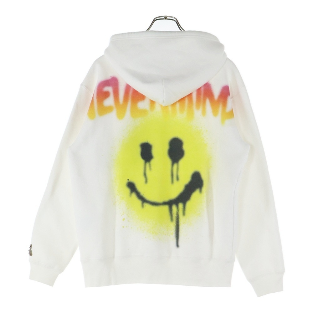 STUD MUFFIN スタッド マフィン BIG M スプレースマイル プルオーバーパーカー 114-02359 ホワイト拍卖