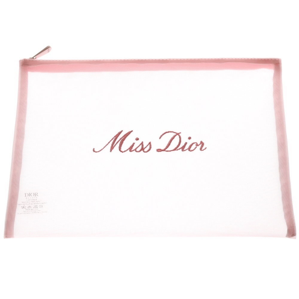 DIOR ディオール ノベルティ 刺繍ロゴ入りポーチ レディース ピンク拍卖