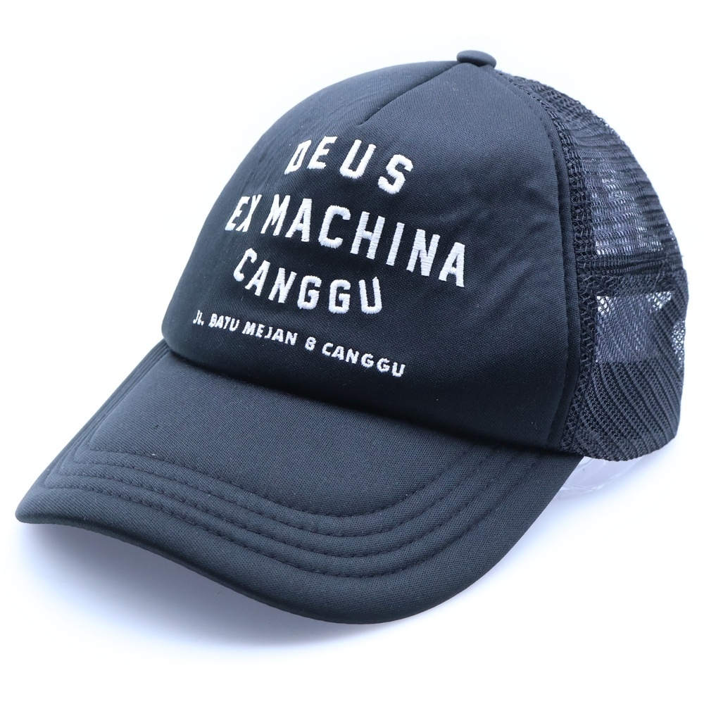 DEUS EX MACHINA デウスエクスマキナ ロゴ トラッカーキャップ 帽子 ブラック拍卖