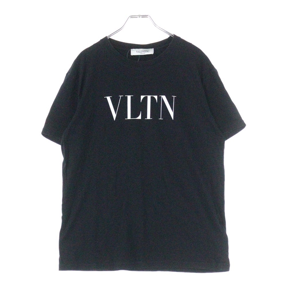 VALENTINO ヴァレンティノ VLTN ロゴ プリント クルーネック 半袖 Tシャツ カットソー ブラック SB3MG07D3V6拍卖