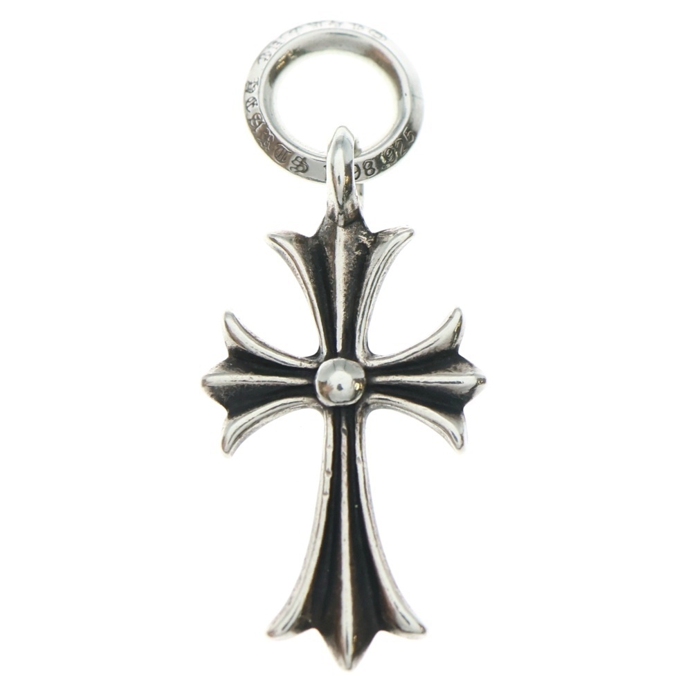 CHROME HEARTS クロムハーツ TINY CH CROSS タイニーCHクロス チャーム ネックレストップ シルバー BCA382拍卖
