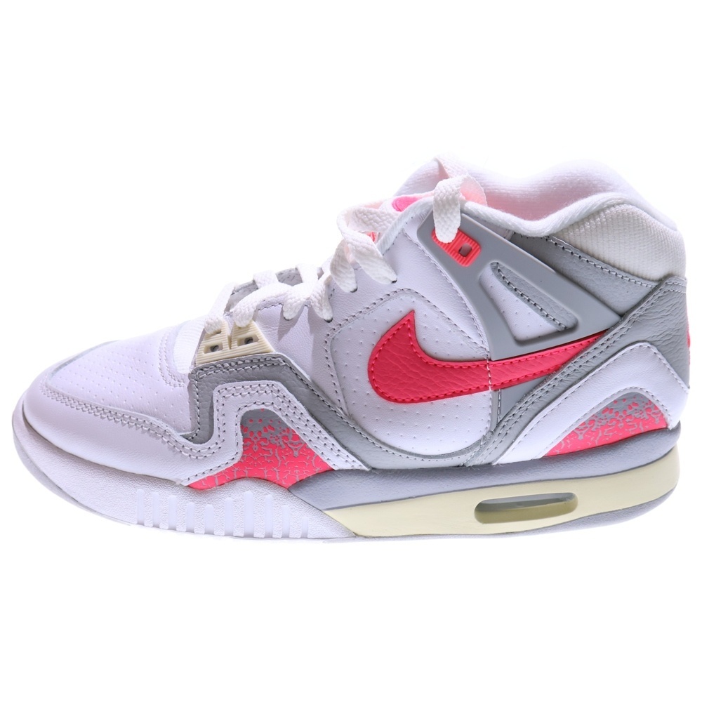 NIKE ナイキ AIR TECH CHALLENGE II QS エアテック チャレンジ ハイカットスニーカー レディース ホワイト/ピンク US5/23.5cm FZ9033-100拍卖