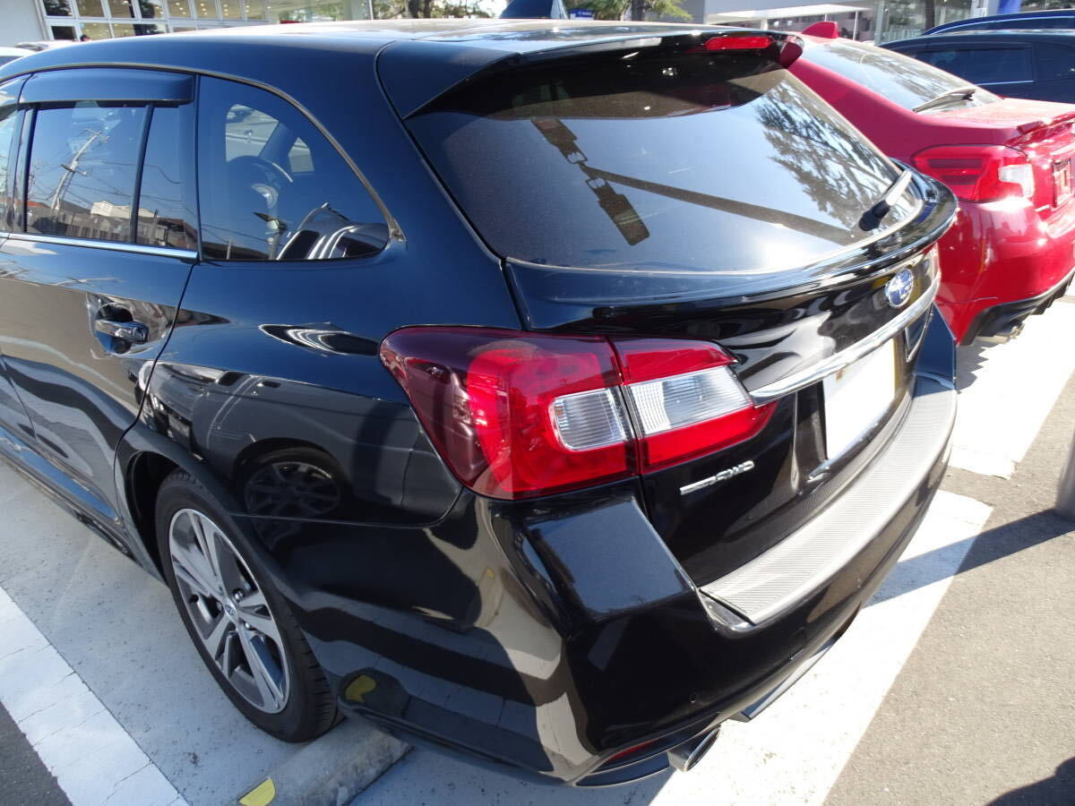 商品製造工場紹介動画付 レヴォーグ リアスポイラー レボーグ VM系 VM4 VMG 2015-2019 STIタイプ ウエストスポイラー ブラック 黒 塗装済拍卖