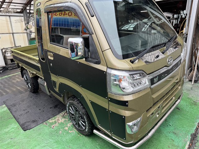 ダイハツ ハイゼットトラック S500 S510P 前期専用 鏡面メッキ ドアミラー カバー 左右拍卖