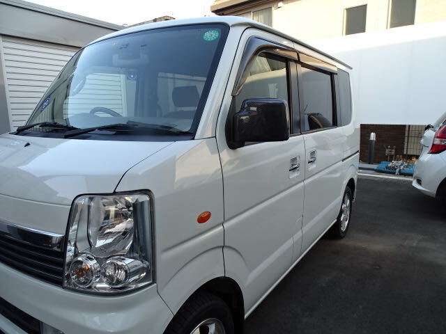 売り切り 未使用 スズキ ジムニー JB23W エヴリィワゴン エブリィ DA64W DA64V ドアミラーカバー 光沢カーボン調 純正ドアミラー上貼り付け拍卖