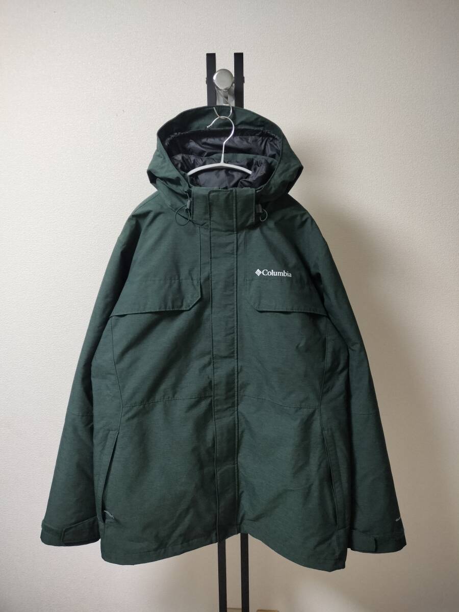 ColumbiaコロンビアCloverdale Interchange JACKETマウンテンパーカー×パデッドジャケット/希少サイズXL/3WAY/オムニテック×オムニヒート拍卖