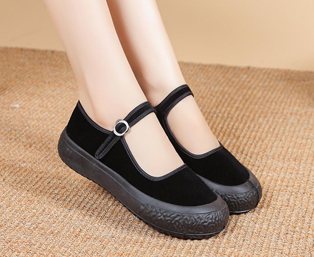 送料無料 匿名 ストラップシューズ スニーカー レディース パンプス 23.5cm 拍卖