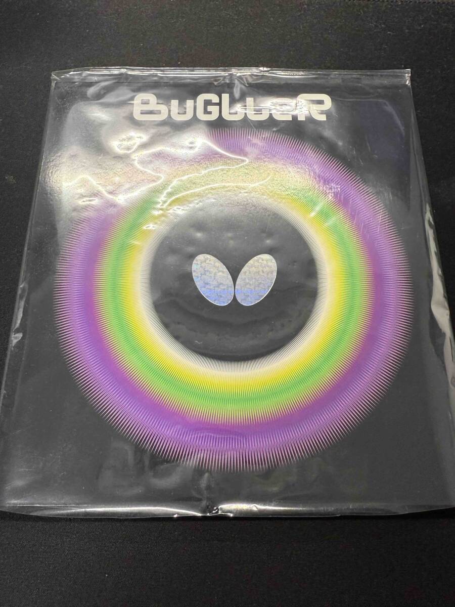 【美品】バタフライ Butterfly 表ラバー バグラー 黒 BLACK 特厚拍卖