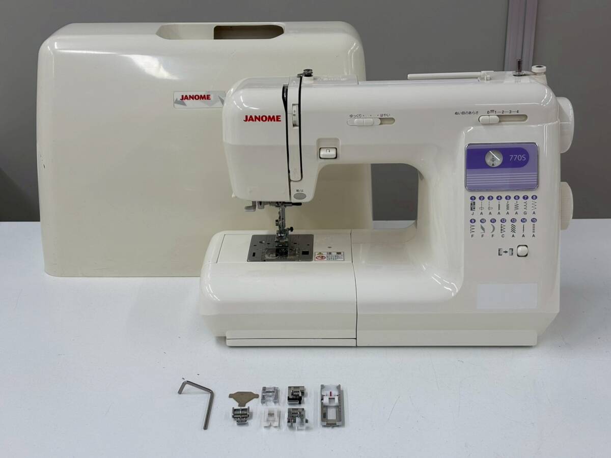 ★JANOME(ジャノメ)77OS☆《MODEL 751型》 ☆通電確認済み☆ジャンク品☆1円スタート拍卖
