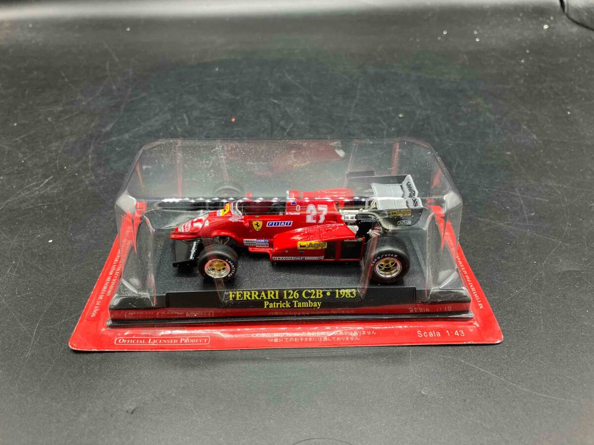 アシェット 公式フェラーリコレクション Ferrari 126 C2B 1983 Patrick Tambay 1/43スケール ミニカー FERRARI拍卖