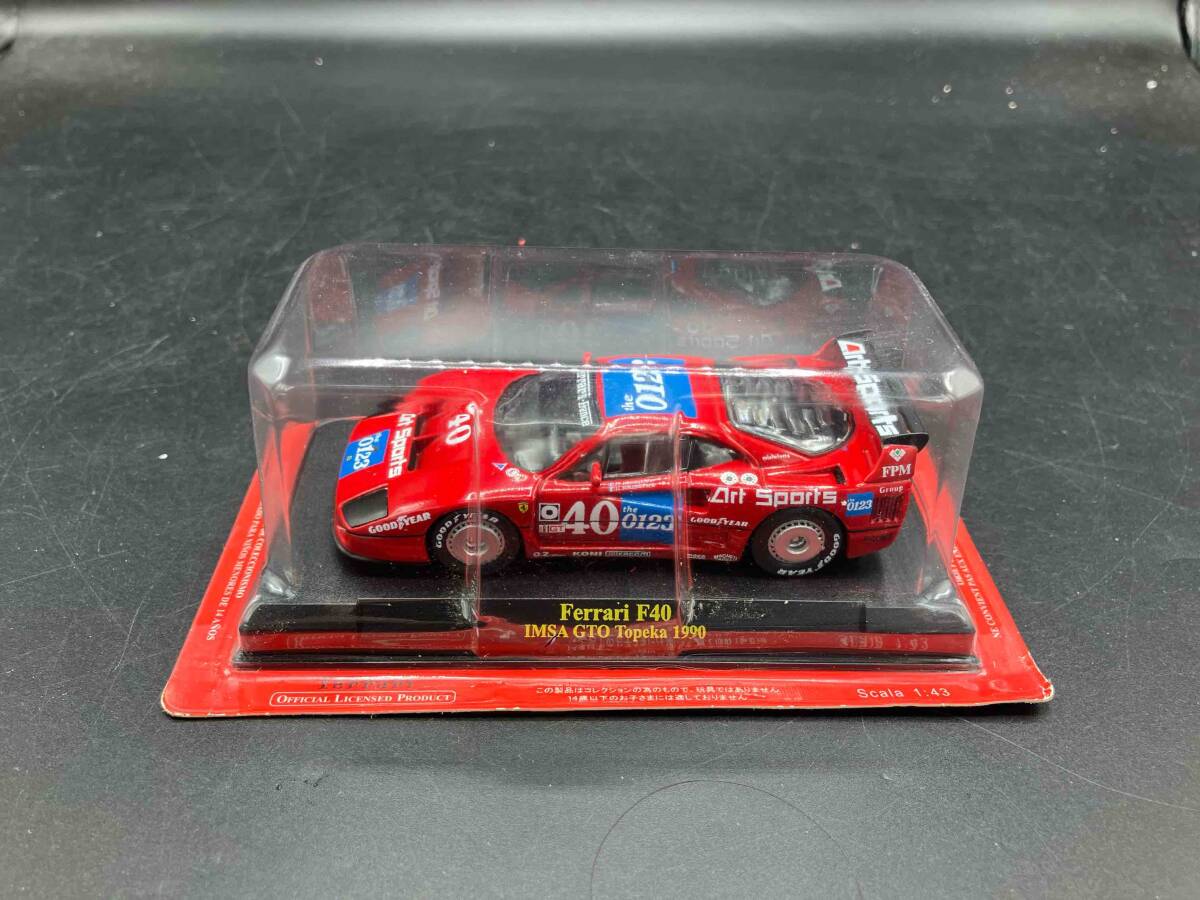 アシェット製 1/43 フェラーリF1コレクション フェラーリFerrari F40 Competizione IMSA GTO TOPEKA 1990 F40 ART SPORTS拍卖