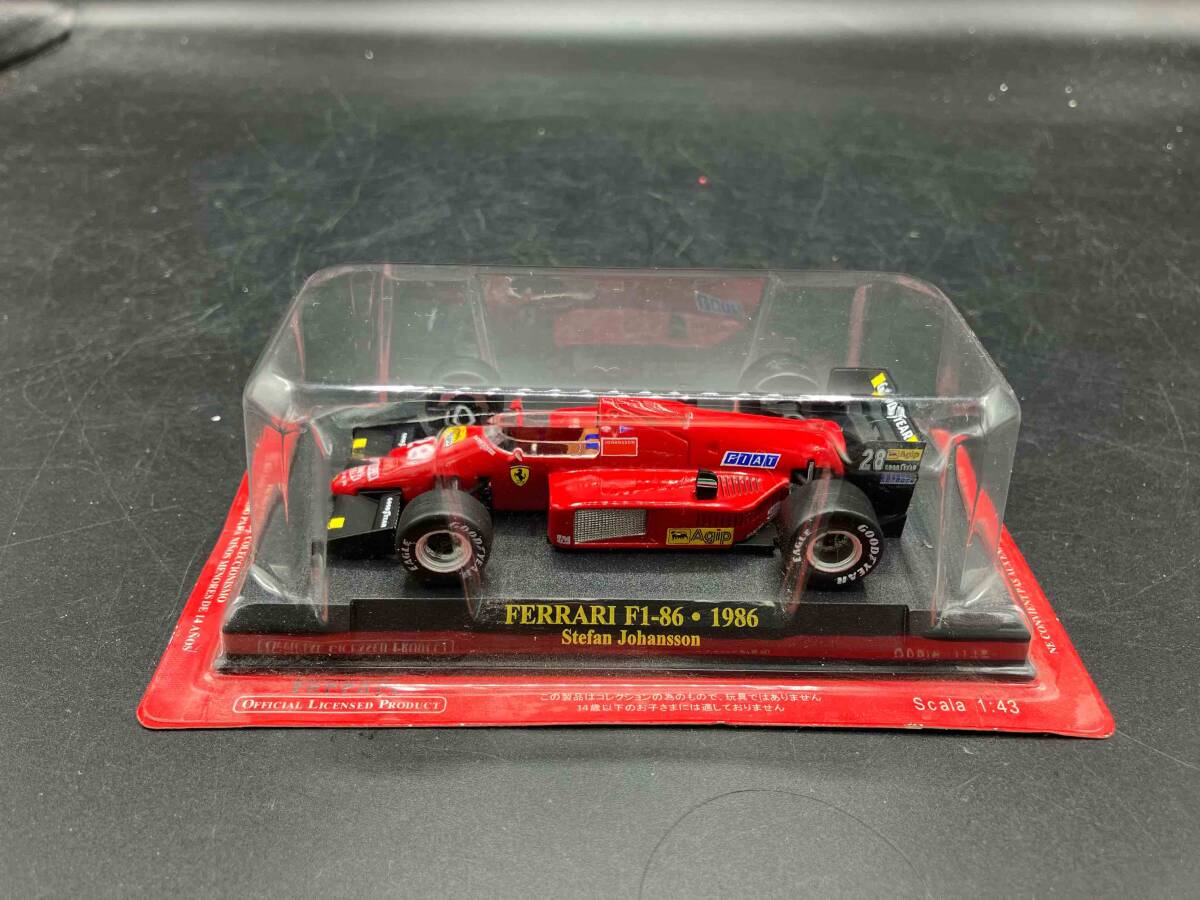アシェット 1/43 フェラーリ F1-86 1986 S・ヨハンソン 未開封品拍卖