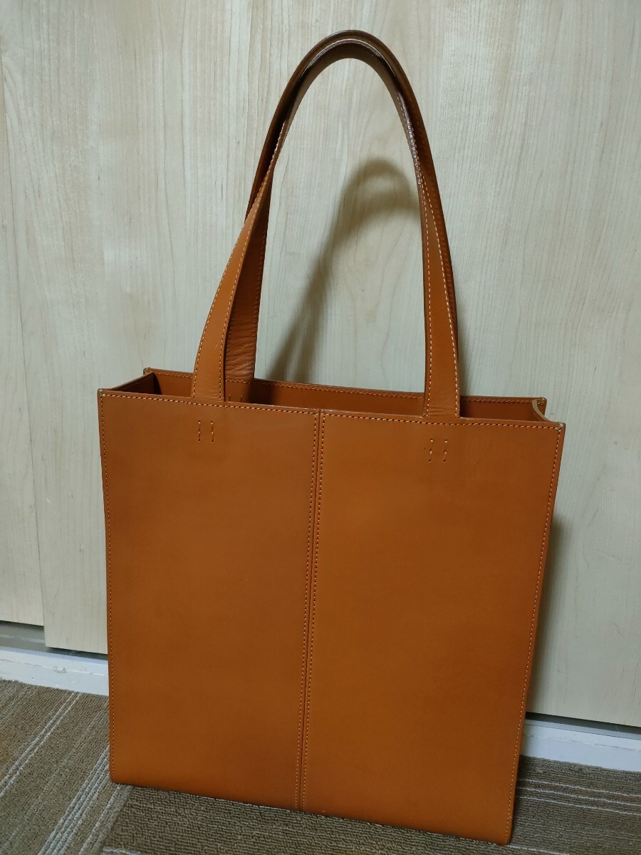 美品 日本製 定価:7万超え 廃盤 土屋鞄 (ツチヤカバン)レザートートバッグ 土屋鞄製造所 本革拍卖