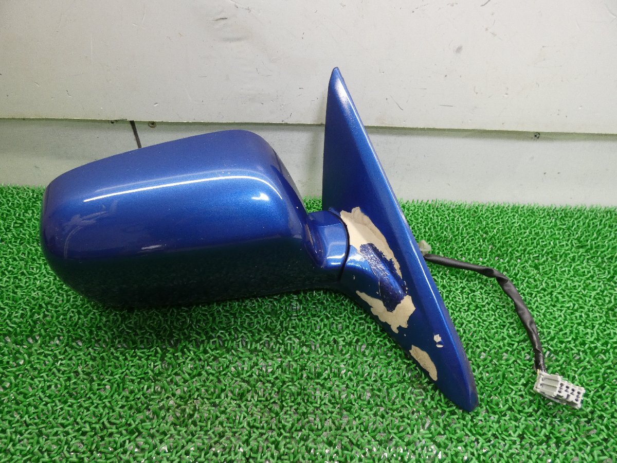 B3790 ア D ホンダ アコード ACCORD CL1 ユーロR euroR 純正 ドアミラー サイドミラー 青 ブルー B507P 5ピン 5P 右 運転席 CL CF CH拍卖