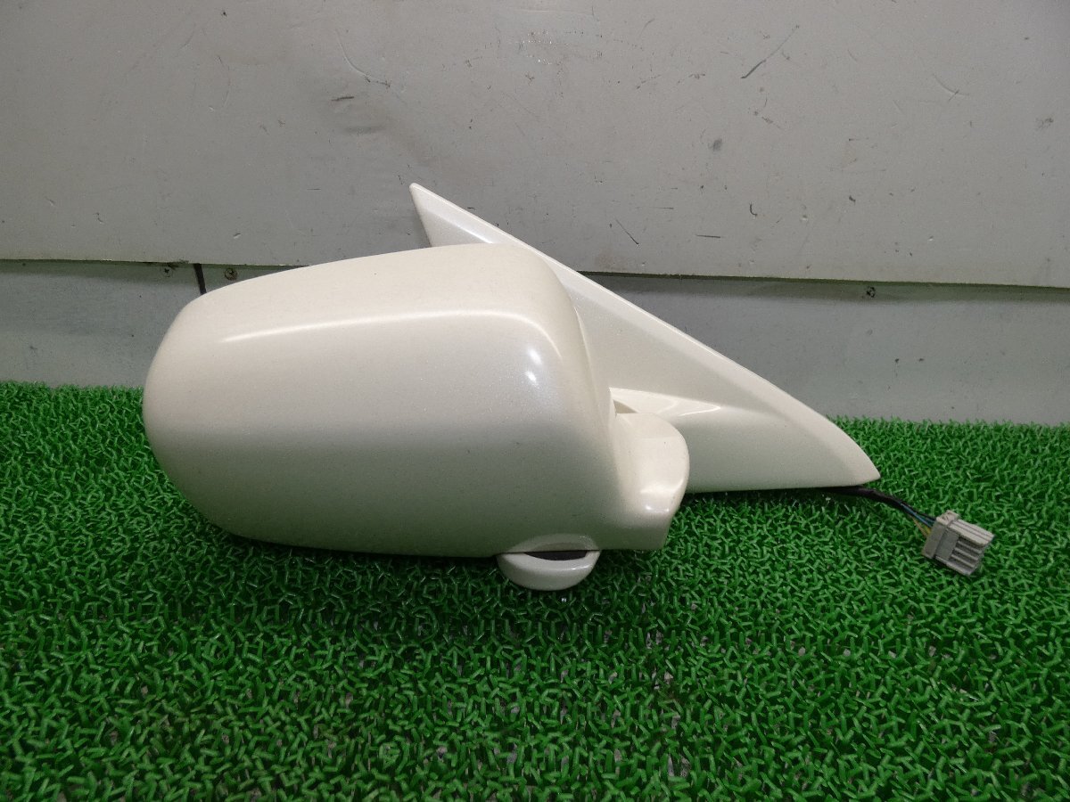 B3961 ア D ホンダ アコード ACCORD CL1 ユーロR euroR 純正 ドアミラー サイドミラー 白 ホワイト 5ピン 5P 右 運転席 CL CF CH拍卖