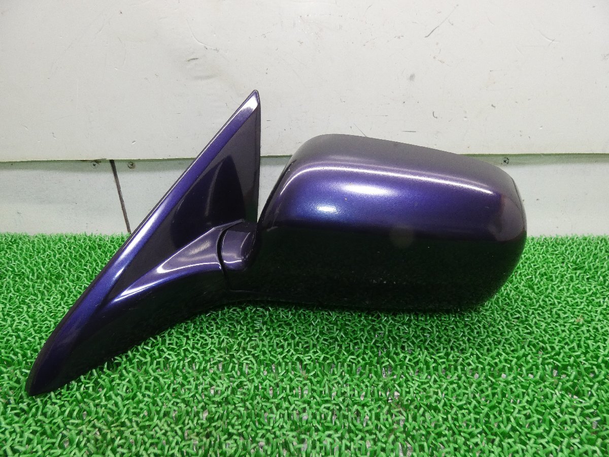 B3964 ア D ホンダ アコード ACCORD CL1 ユーロR euroR 純正 ドアミラー サイドミラー 青 ブルー 5ピン 5P 左 助手席 CL CF CH拍卖