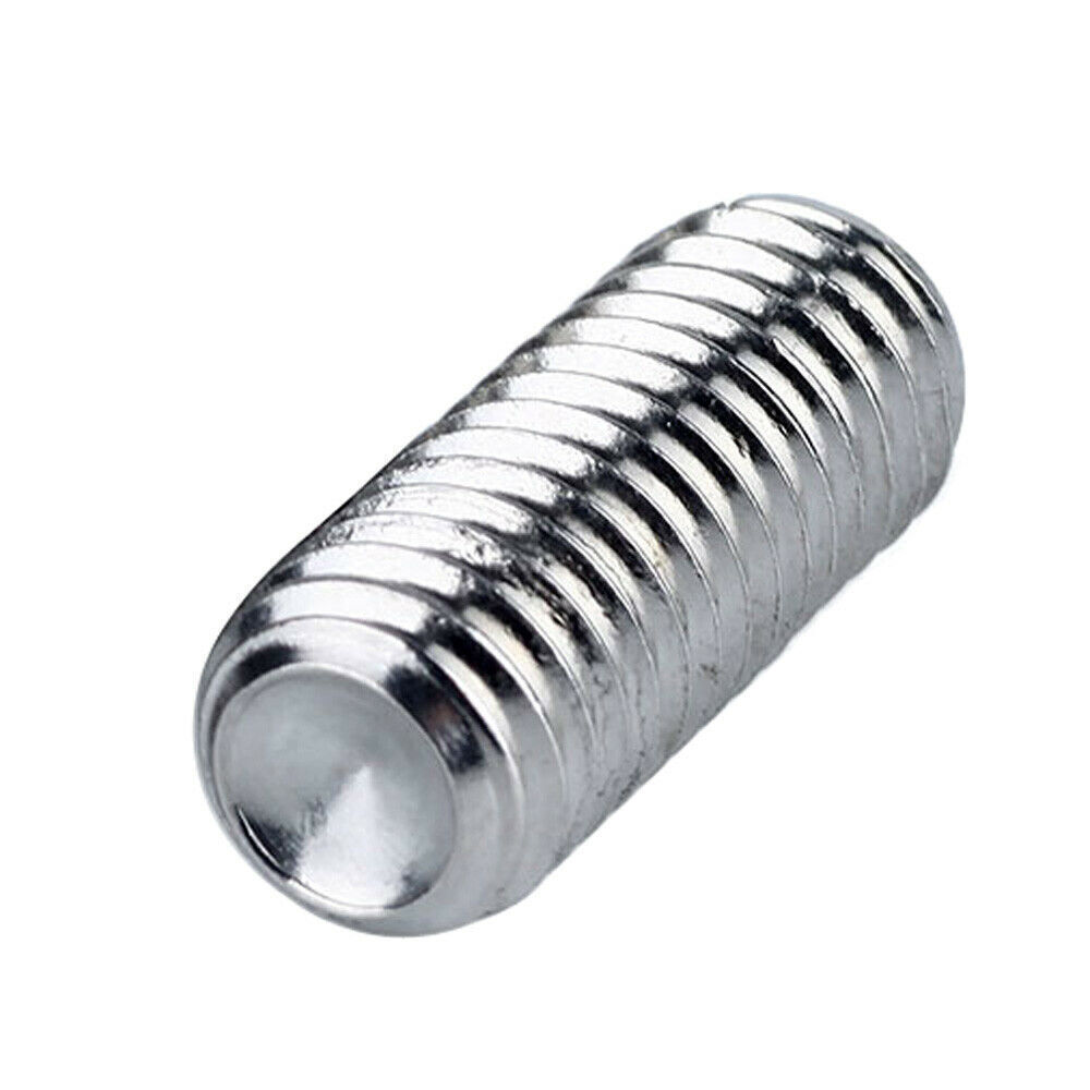 M6 x 1.0 全長 25mm 20個入 くぼみ先 ステンレス鋼 六角穴付き止めねじ拍卖