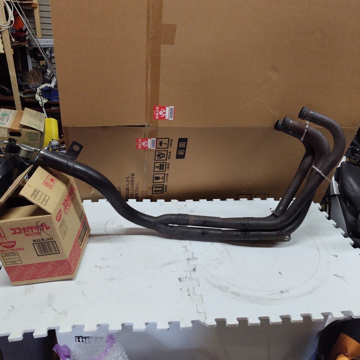 XJR400 スネーク 4-2-1 マフラー 5cmカット 廃盤?拍卖