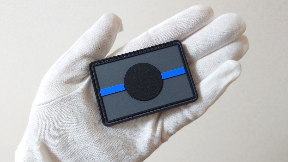 シンブルーライン 日本 パッチ ワッペン PVC拍卖