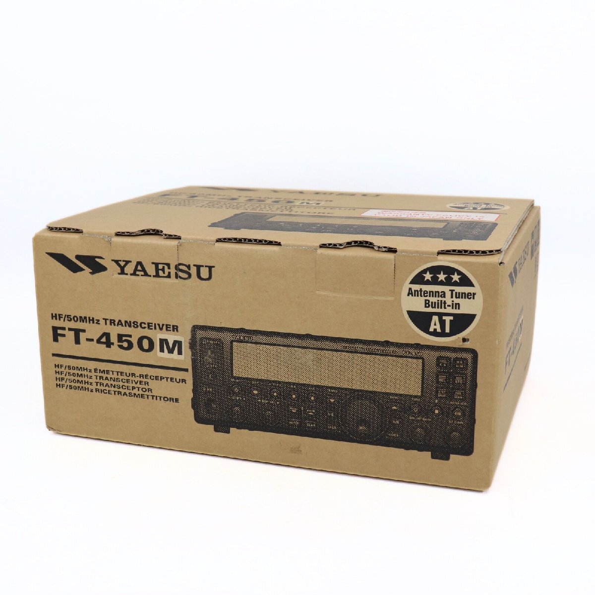 12165-O-120-S 推定未使用 ヤエス FT-450M AT内蔵 HF帯/50MHz 50W 元箱・取説付 八重洲 オートアンテナチューナー内蔵拍卖