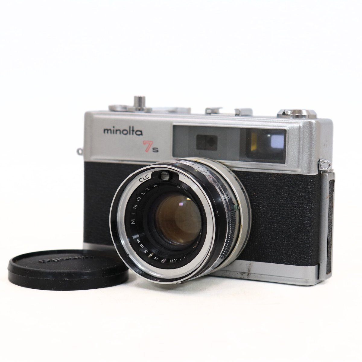 13005-O-60-T MINOLTA ミノルタ HI-MATIC 7s MINOLTA ROKKOR-PF 45mm f1.8 シャッターOK拍卖