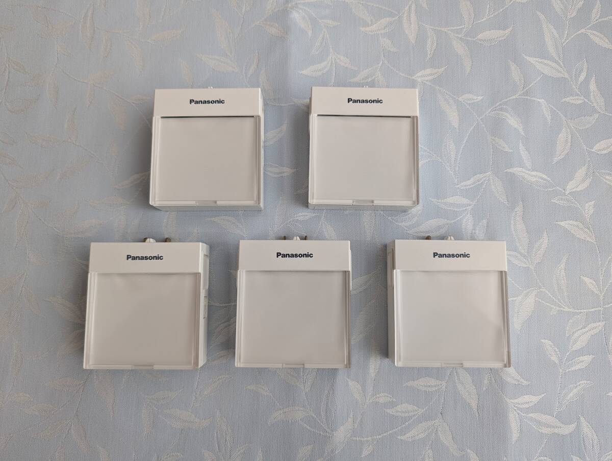 Panasonic 照明 コスモシリーズワイド21 明るさセンサ付 ハンディホーム保安灯 5個 セット 美品拍卖