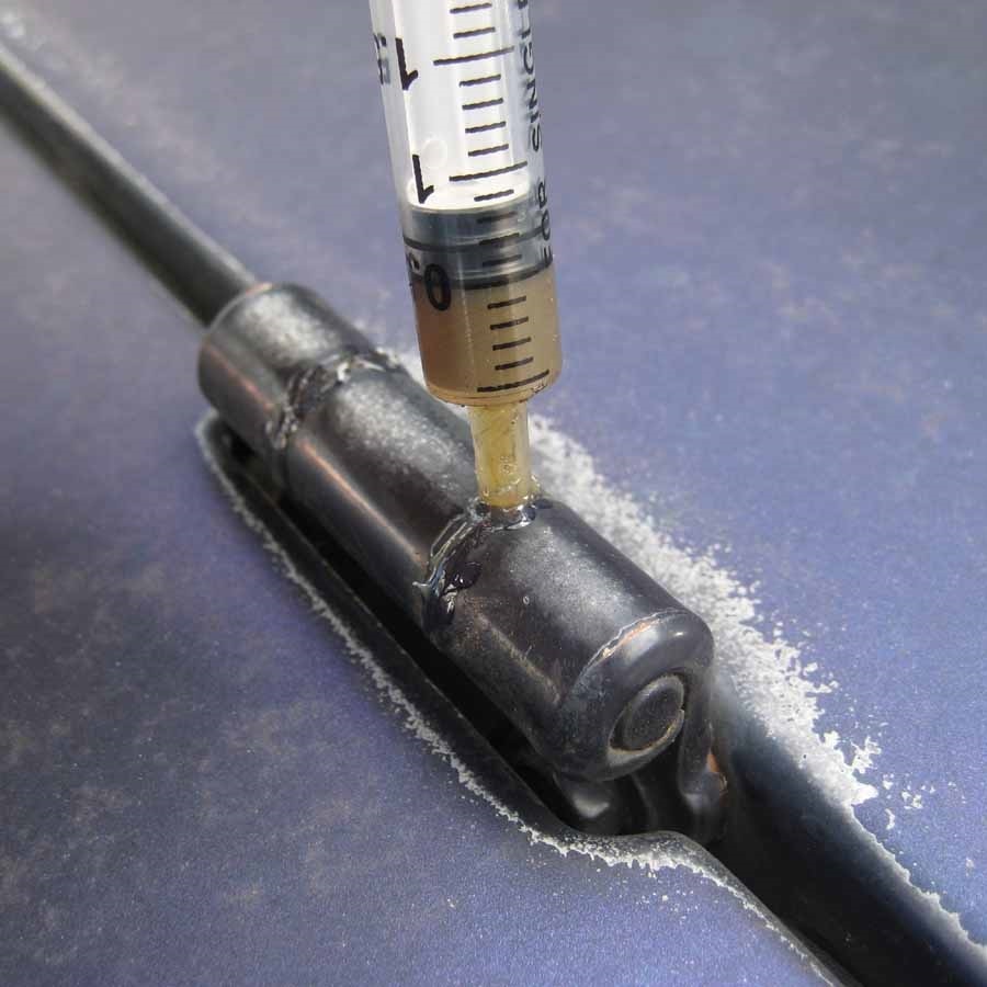 ★送料140円★小型グリスガン 油さしオイラー代用シリンジ★ジムニーJA11シエラJB31Wボンネット ドアヒンジのグリスやオイル塗布★注射器★拍卖