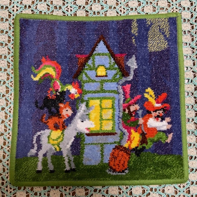 ◆新品 フェイラー FEILER タオルハンカチ ブレーメンの音楽隊 シュニール織拍卖