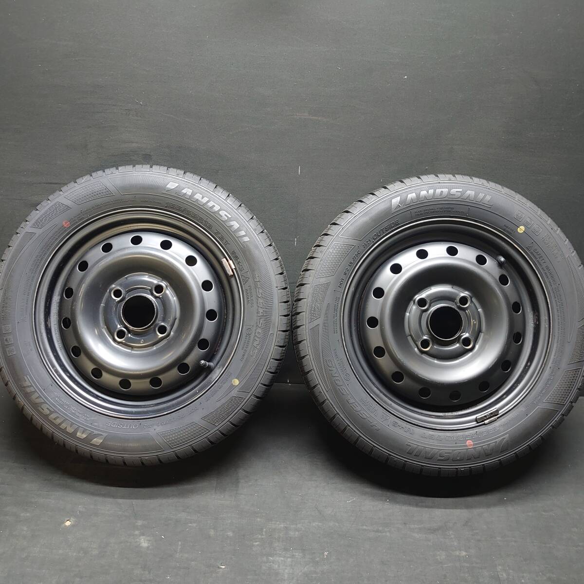 ★☆ ホンダ純正 オールシーズン 155/65R13 ライフ ザッツ ゼスト トゥデイ PCD100/+40 2本組み #24864 ☆★拍卖