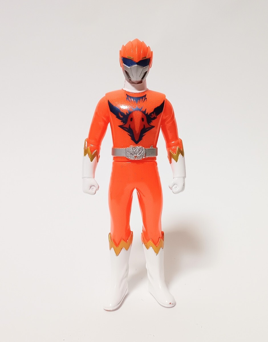 ☆2016年製☆ソフビ☆動物戦隊ジュウオウジャー☆ジュウオウバード☆フィギュア☆約11㎝☆中古品☆拍卖