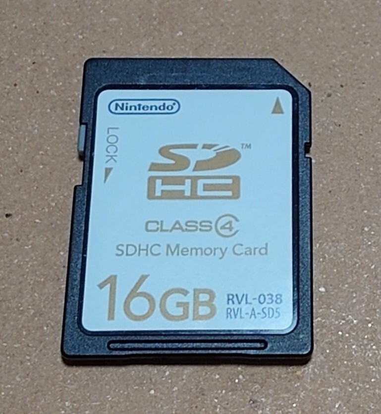 Nintendo SDカード SDHC 16GB拍卖