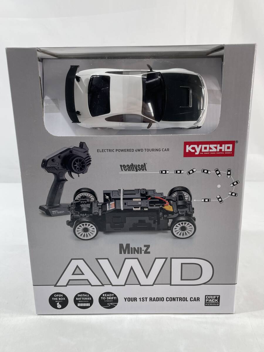 ★【同梱不可】未開封品 京商 ミニッツAWD レディセット 日産 シルビア S15 equipped wiht GT ウィング ホワイト拍卖