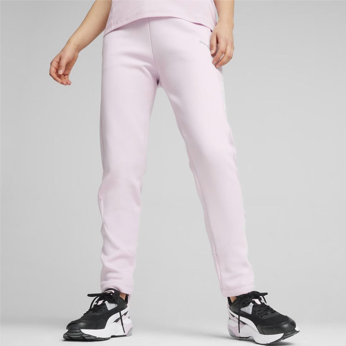 プーマ US:M レディース エヴォストライプ スウェットパンツ ライラック 吸汗速乾 ドライセル ハイウエスト L相当 拍卖