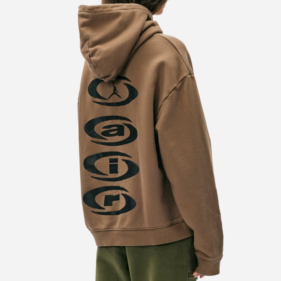 ナイキ US:2XL ジョーダン トラヴィス・スコット プルオーバー フーディ 定価22000円 ブラウン JORDAN スウェット パーカー コラボ 3XL相当拍卖