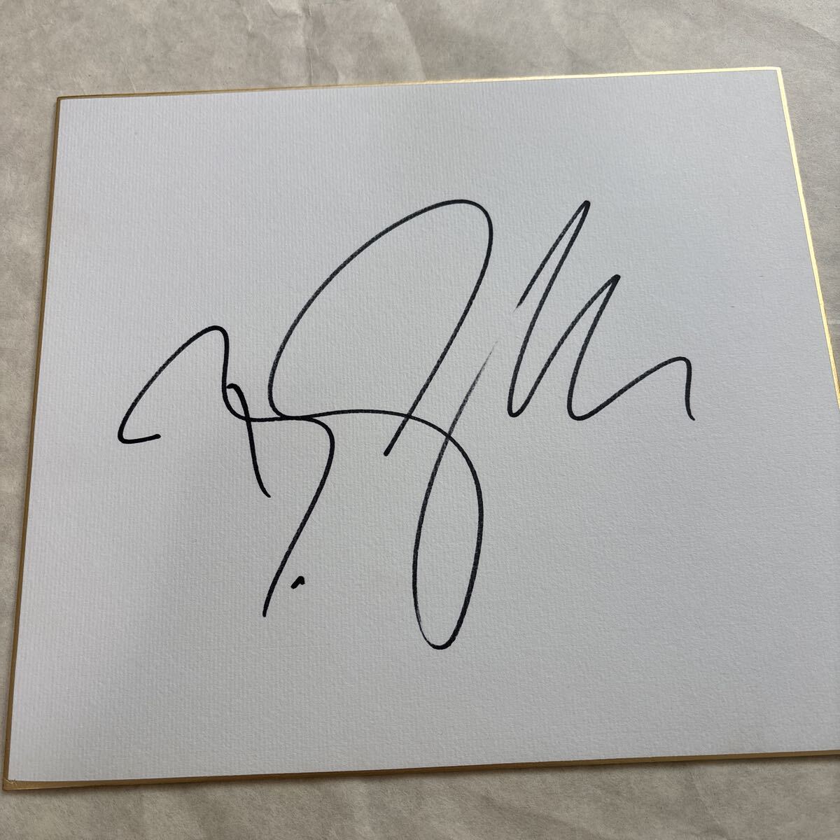 ベントラン.ガショー選手直筆サイン色紙拍卖