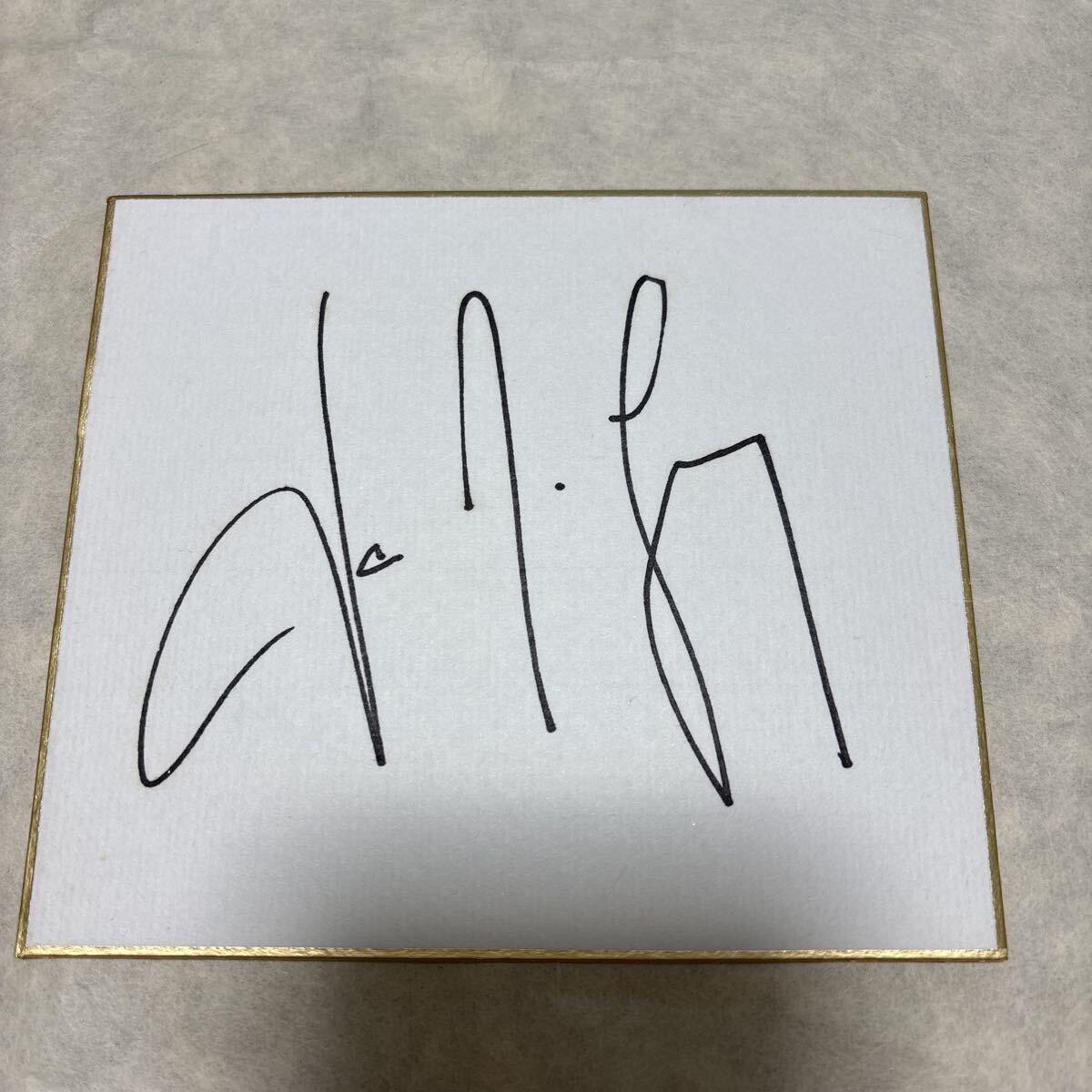 ジャン.マーク.グーノン選手直筆サインミニ色紙拍卖