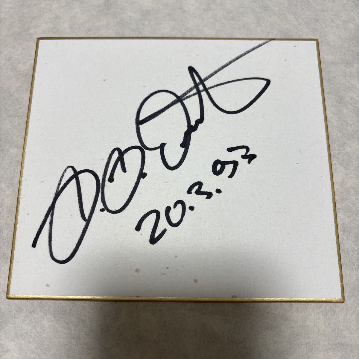 H.H.フレンッェン選手直筆サインミニ色紙拍卖