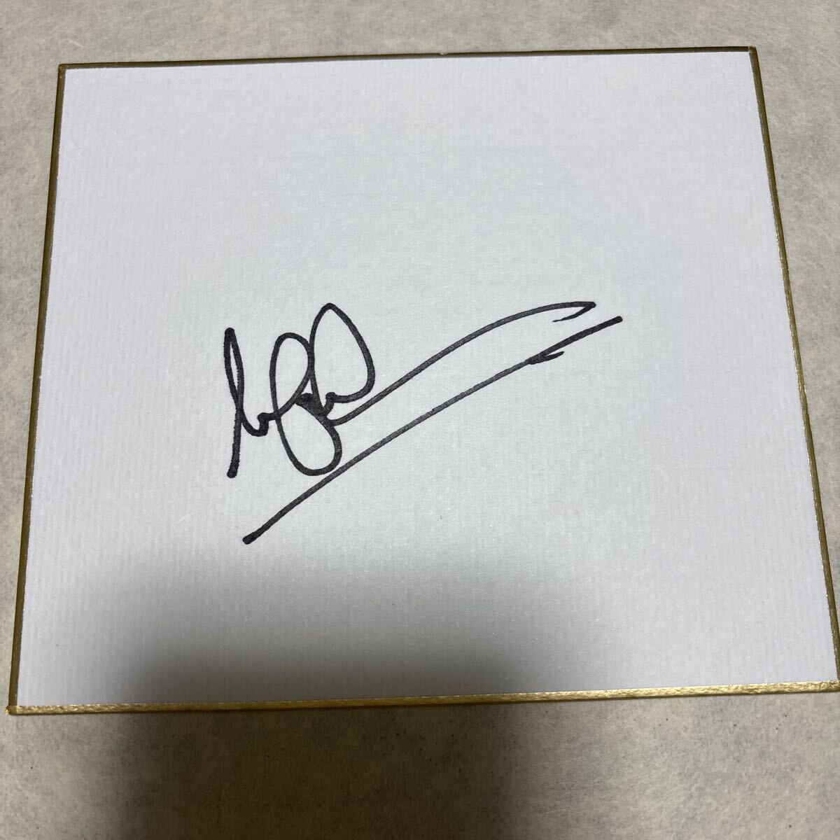 アンディー.ウォレス選手直筆サインミニ色紙拍卖